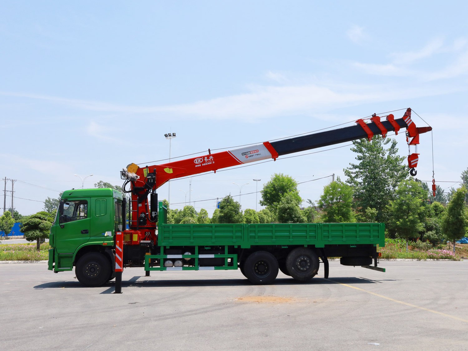 三環T280昊龍駕駛室氣囊橋上裝長興12噸直臂式吊機 三環T280昊龍駕駛室氣囊橋上裝長興12噸直臂式吊機