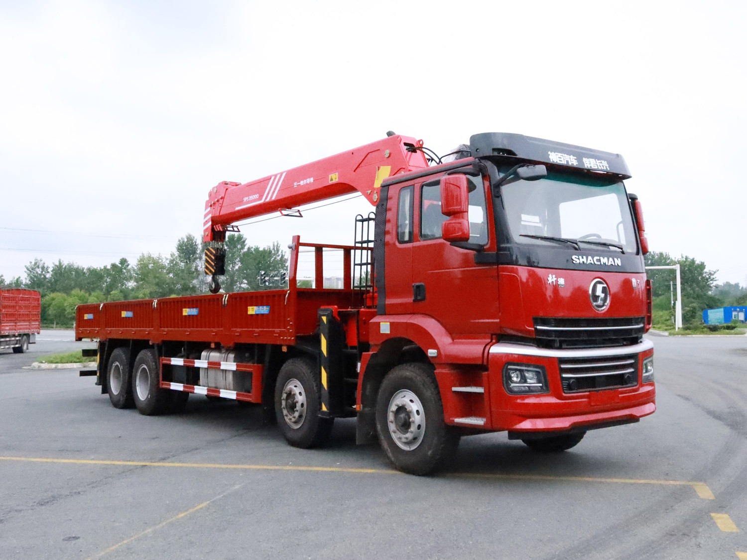 陜汽軒德翼3前四后八上裝三一14噸直臂式吊機 陜汽軒德翼3前四后八上裝三一14噸直臂式吊機