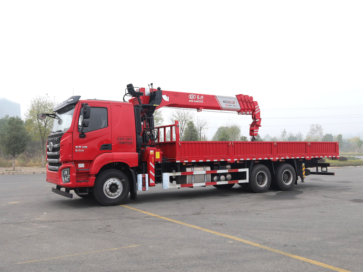 上汽紅巖杰虎H6后雙橋上裝長興10噸直臂式吊機 上汽紅巖杰虎H6后雙橋上裝長興10噸直臂式吊機