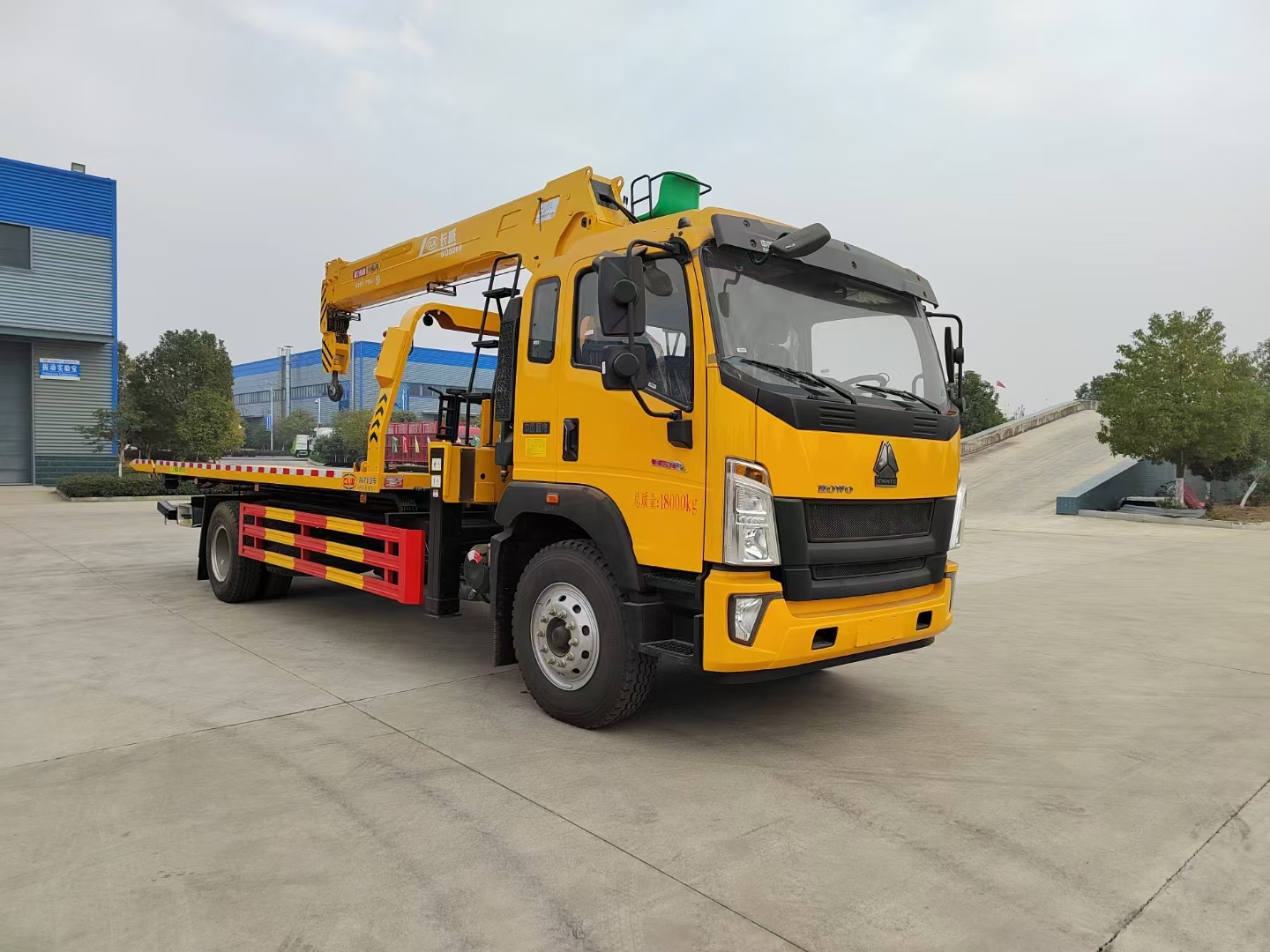 重汽豪沃G5X帶吊清障車國六 重汽豪沃G5X帶吊清障車國六