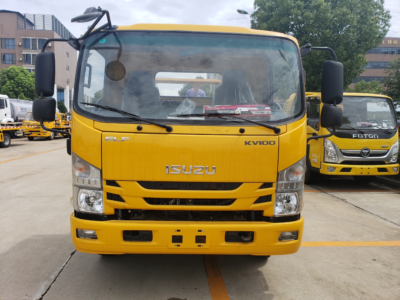 國六慶鈴五十鈴寬體駕駛室藍牌一拖二清障車 國六慶鈴五十鈴寬體駕駛室藍牌一拖二清障車