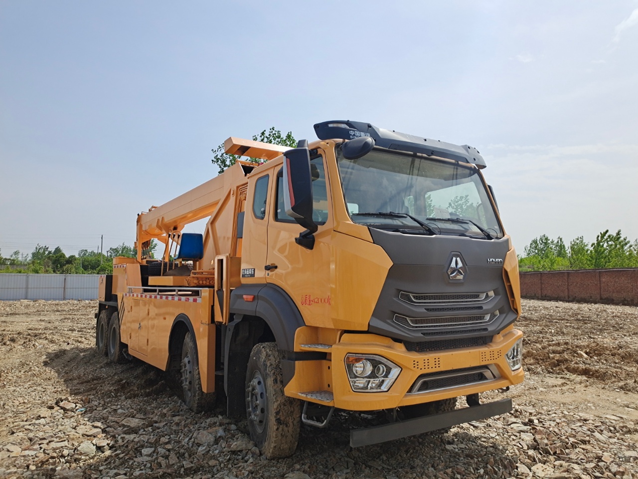 重汽豪沃NX前四后八拖吊分離重型清障車 重汽豪沃NX前四后八拖吊分離重型清障車