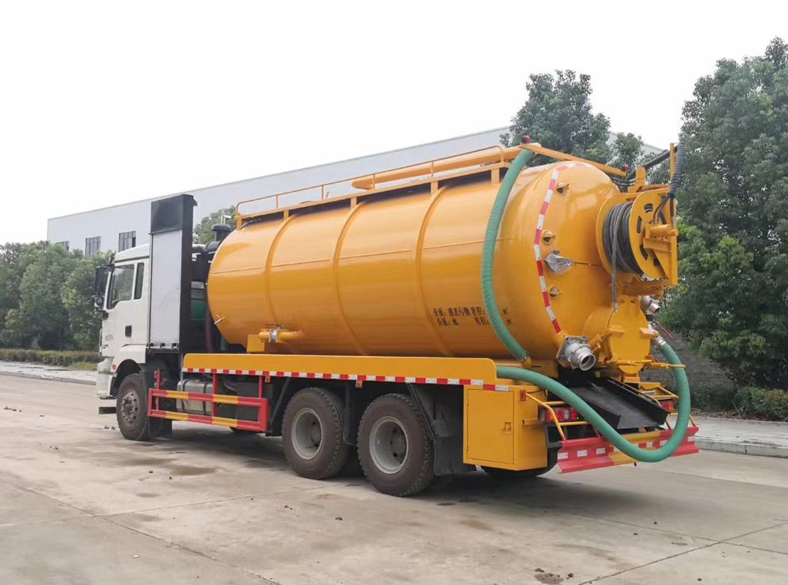 陜汽德龍后雙橋23方清洗吸污車 陜汽德龍后雙橋23方清洗吸污車